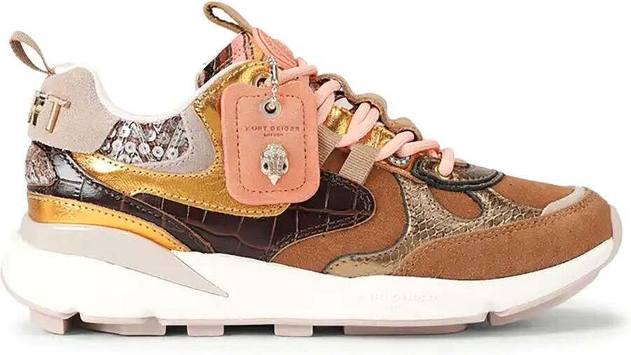 Kurt Geiger Kurt Runner sneaker bruin combi