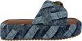 Kurt Geiger Dames Slipper Blauw 2017888669 88 Kensington Puff Flatform - Blauw