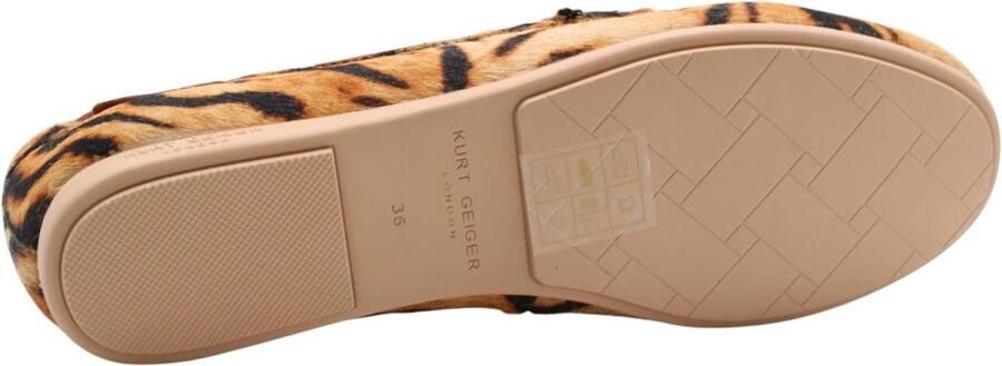 Kurt Geiger London Eagle Moccasin Mocassins Dames Instappers Bruin - Foto 8
