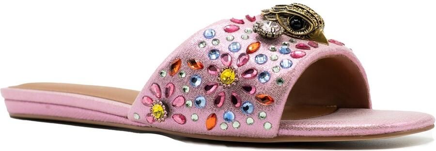 Kurt Geiger London Kensington Flat Sandal Slippers Dames Roze - Foto 6
