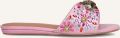 Kurt Geiger London Kensington Flat Sandal Slippers Dames Roze - Roze