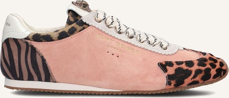 Kurt Geiger London Kensington Runner Sneakers Dames Leren Sneaker Oranje