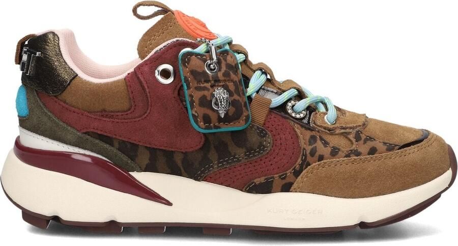 Kurt Geiger 5064339619 runner sneaker bruin combi 40 - Foto 3