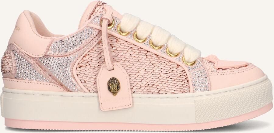 Kurt Geiger London Southbank Tag Sneakers Dames Roze