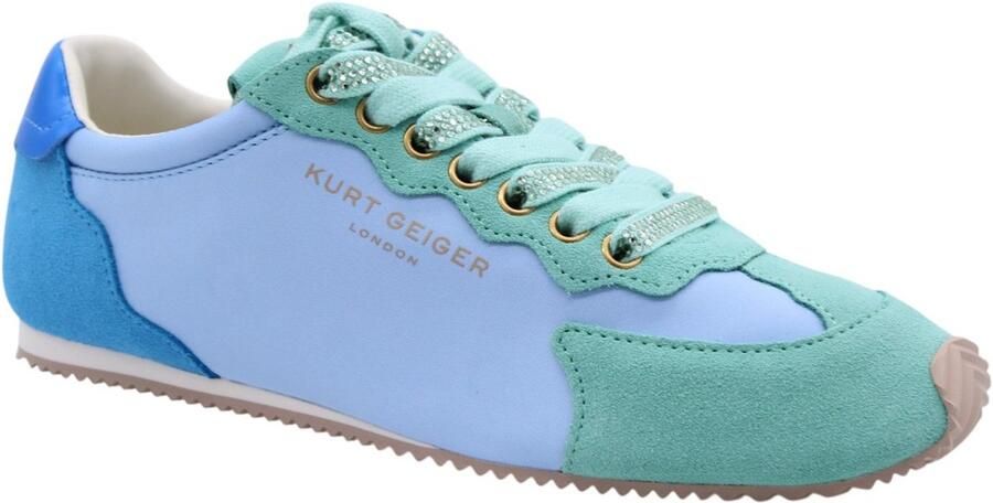 Kurt Geiger Islington suède sneakers lichtblauw - Foto 4