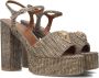 Kurt Geiger London Kensington Platform Sandalen Dames Beige - Thumbnail 2