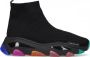 Kurt Geiger London Lettie Knit Sock Hoge sneakers Dames Zwart - Thumbnail 2