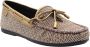 KURT GEIGER LONDON Mocassins Dames Eagle Moccasin Maat: 36 Materiaal: Textiel Kleur: Beige - Thumbnail 2