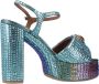 Kurt Geiger London KENSINGTON PLATFORM SDL Blauw - Thumbnail 1