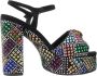 Kurt Geiger London KENSINGTON PLATFORM SDL Zwart - Thumbnail 1