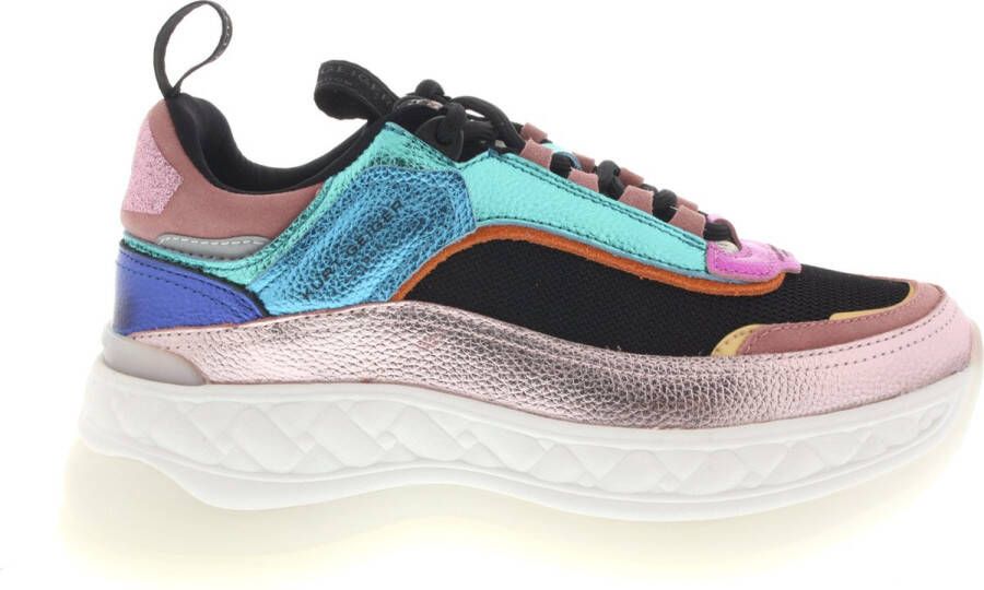KURT GEIGER LONDON Lage Sneakers Dames Kensington Pump Sneaker Maat: 39 Materiaal: Leer