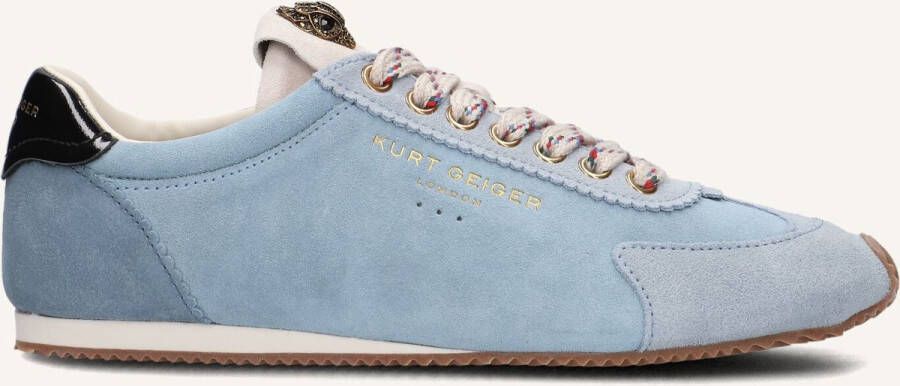 Kurt Geiger Blauwe Suède Kensington Runner Sneakers Blue Dames