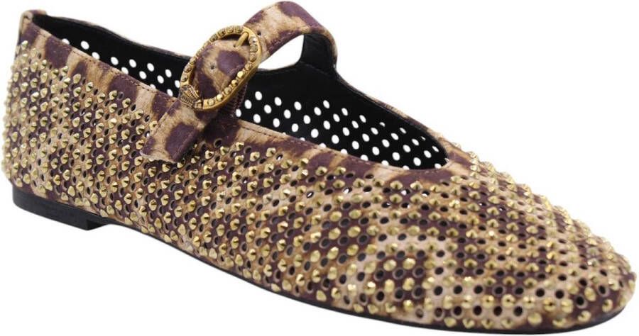 Kurt Geiger London Mayfair Ballet Flat Ballerina's Dames Bruin