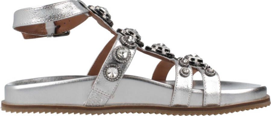 Kurt Geiger London OCTAVIA FLEXI GLADIATOR Zilver