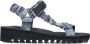 KURT GEIGER LONDON Sandalen Dames Orion Maat: 36 Materiaal: Textiel Kleur: Blauw - Thumbnail 2
