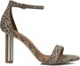 Kurt Geiger London Perspex Heel Sandal Sandalen Dames Goudkleurig - Thumbnail 2