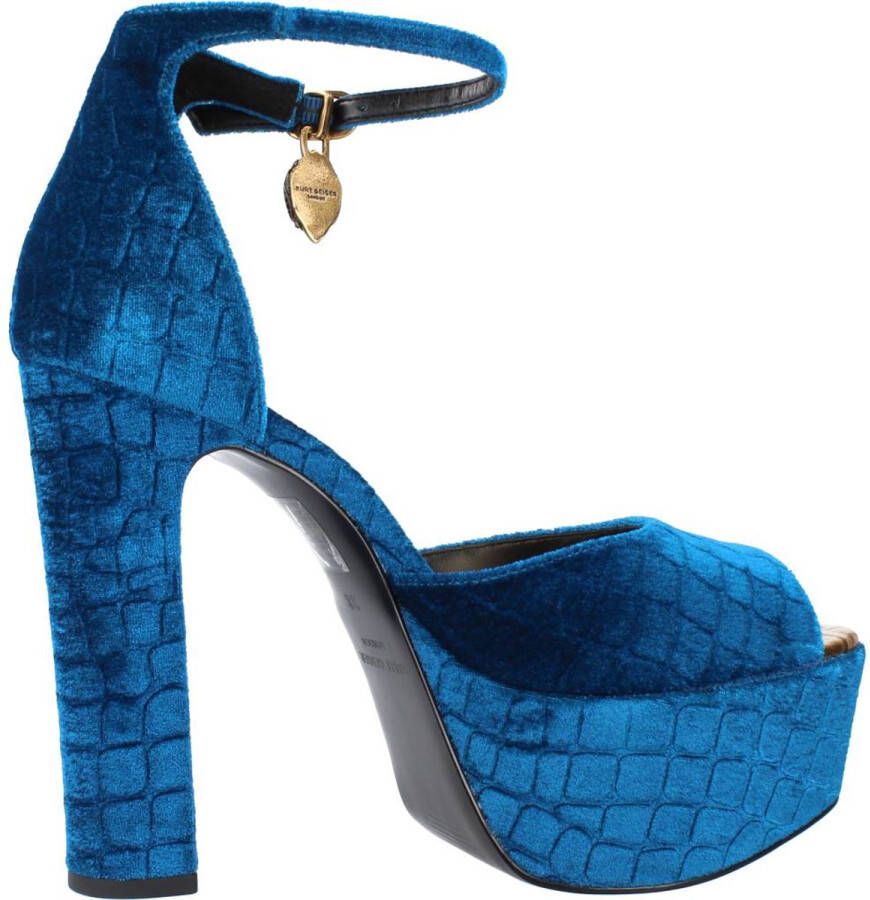 Kurt Geiger Stijlvolle High Heel Sandalen Blue Dames