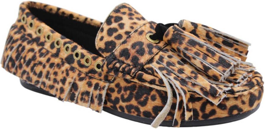 Kurt Geiger London Tassel Fringe Mocassins Dames Instappers Bruin