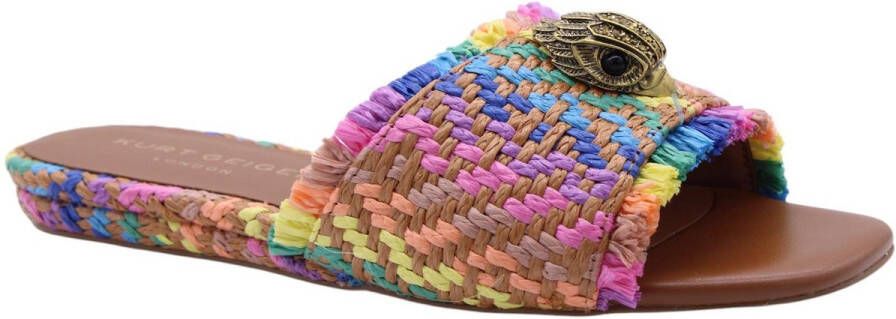 Kurt Geiger London KENSIGTON FLAT SANDAL Veelkleurig