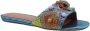 Kurt Geiger Kensington Flat Jewel slipper turqoise - Thumbnail 5