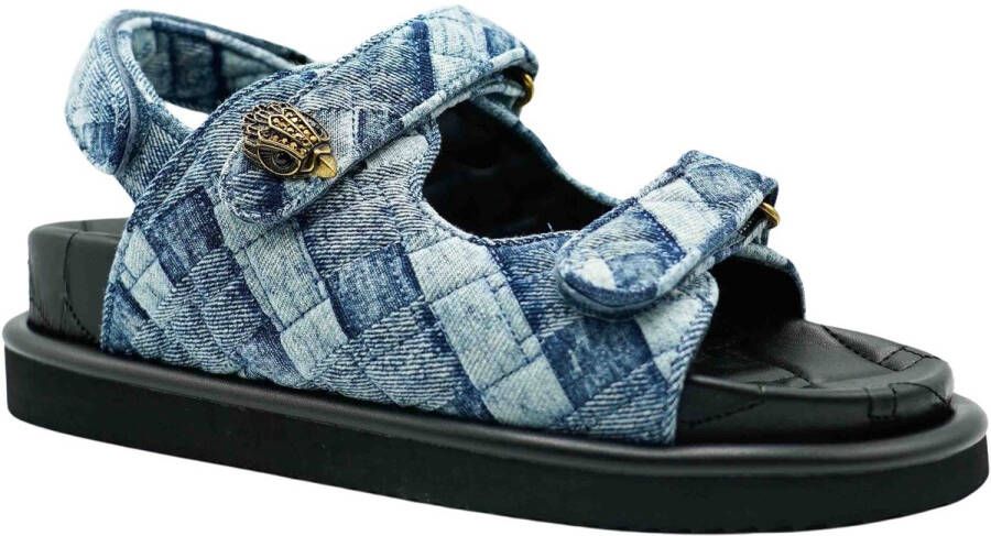 Kurt Geiger Orson sandaal van denim met quilt patroon