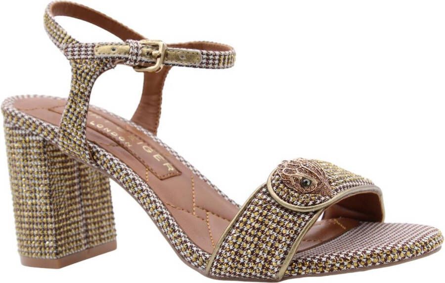 Kurt Geiger London Kensington Langley Sandalen Dames Goudkleurig - Foto 6