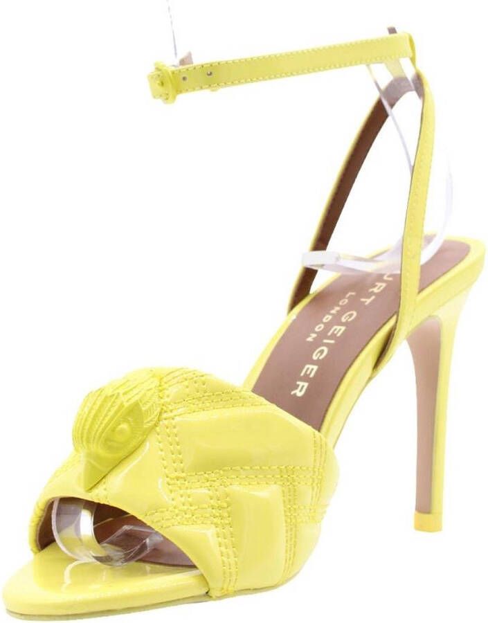 Kurt Geiger Gloxinia Hoge Hak Sandalen Yellow Dames