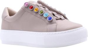 Kurt Geiger Liviah Chunky Rainbow sneaker van leer