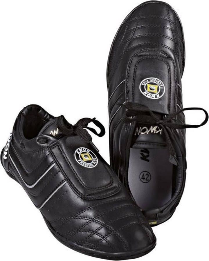 KWON Tae do schoenen Premiere leer zwart