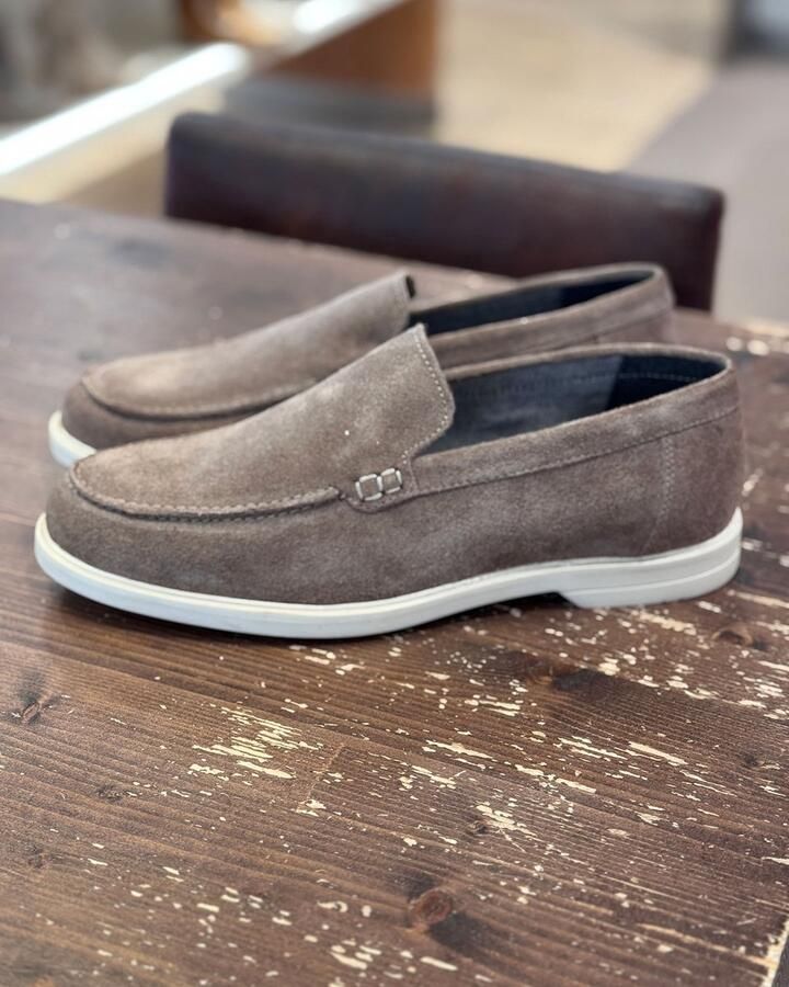 La Cuoieria 1001 instapper lever taupe