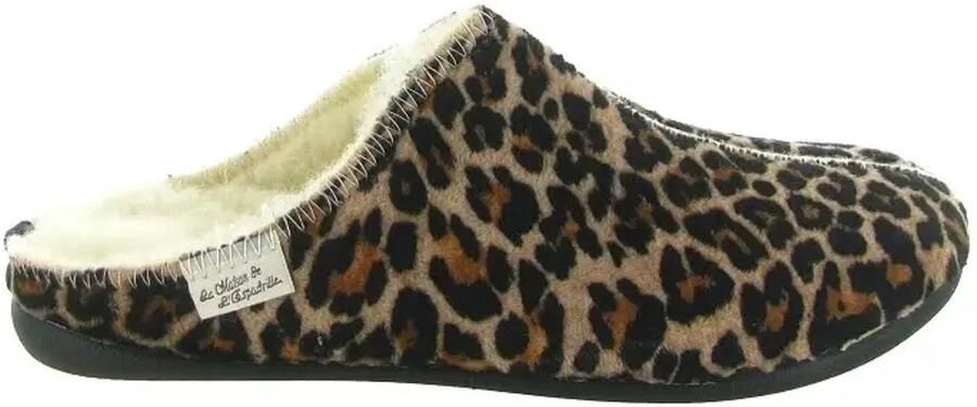 La Maison de l'Espadrille Gedessineerde pantoffels voor dames