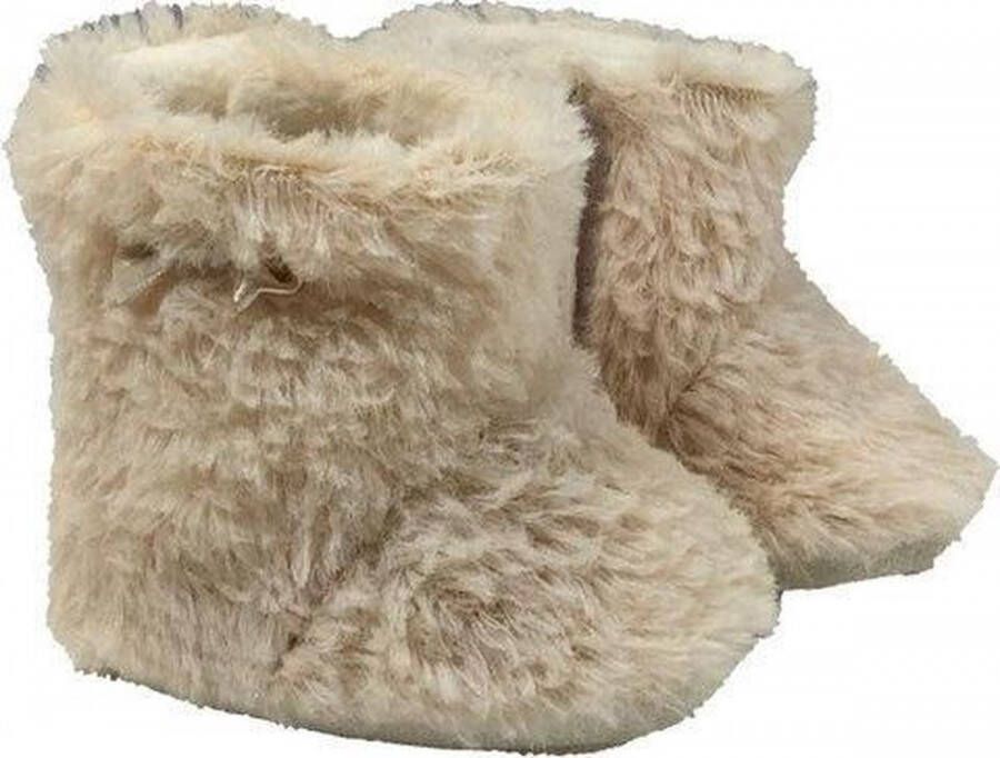 LA Petite COURONNE babylaarzen Yeti klittenband beige