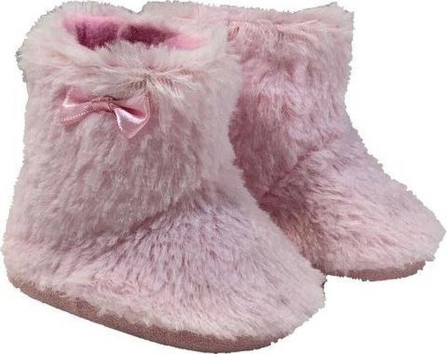 LA Petite COURONNE Babylaarzen Yeti Klittenband Roze