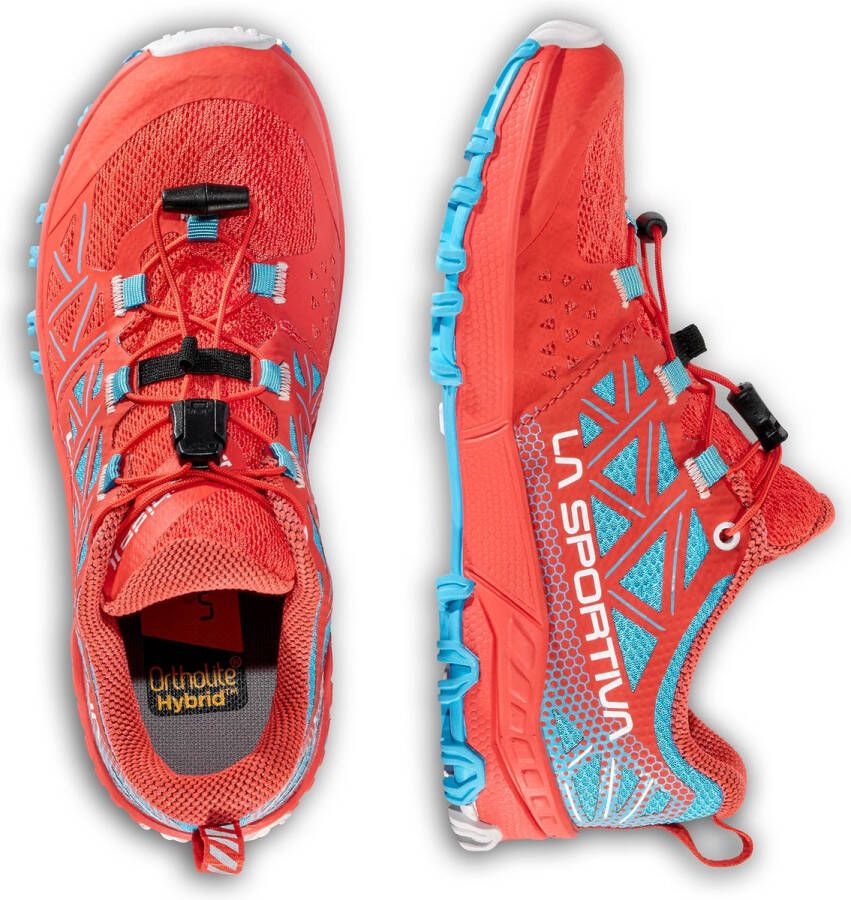 La sportiva Kid's Bushido II Trailrunningschoenen rood