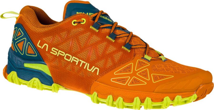 La Sportiva Bushido II Trailrunningschoenen Heren Hawaiian Sun Lime Punch