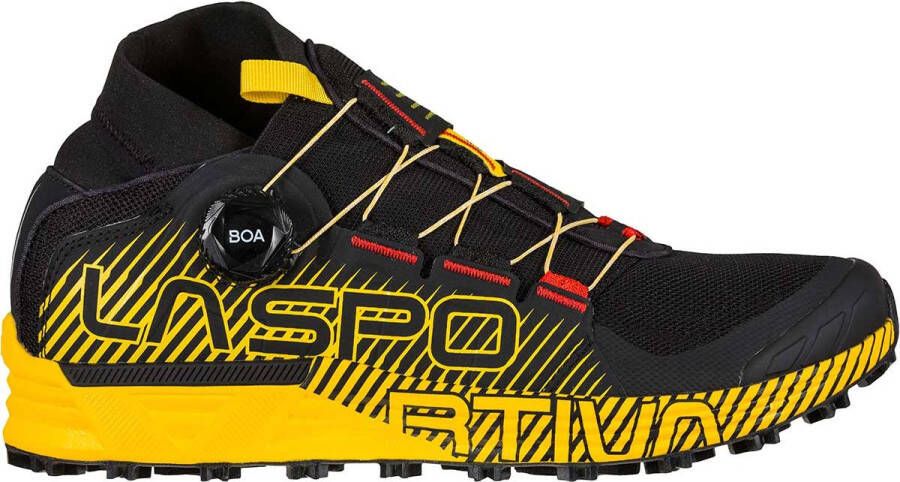La Sportiva Cyklon Trailrunningschoenen Heren Black Yellow - Foto 2