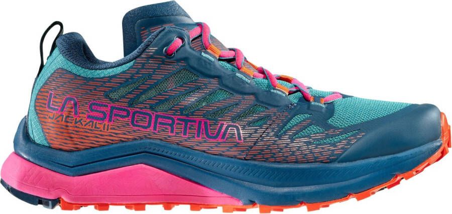 La Sportiva Jackal II Trailrunningschoenen Dames Storm Blue Lagoon