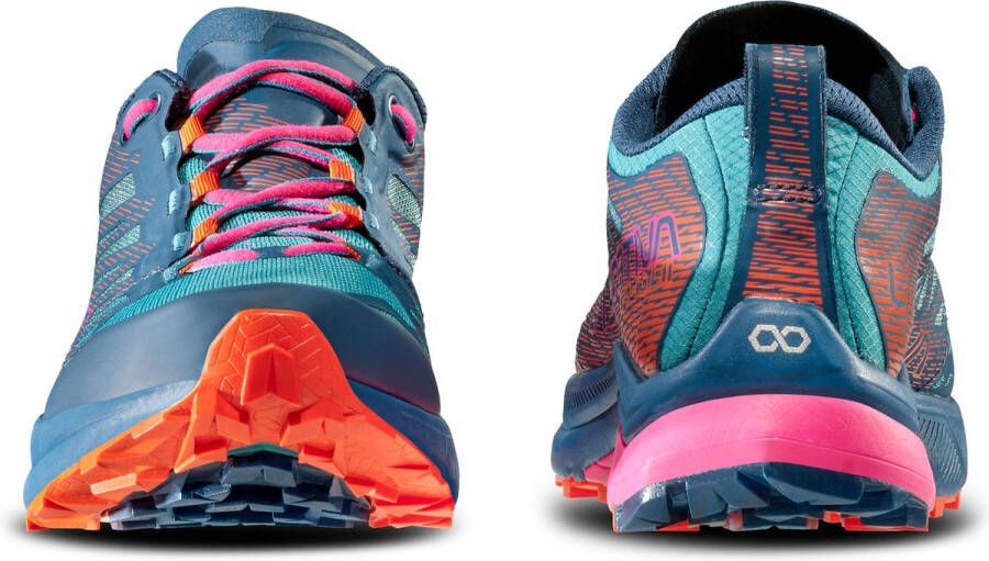 La Sportiva Jackal II Trailrunningschoenen Dames Storm Blue Lagoon