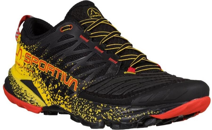 La Sportiva Akasha II Trailrunningschoenen Heren Black Yellow - Foto 4