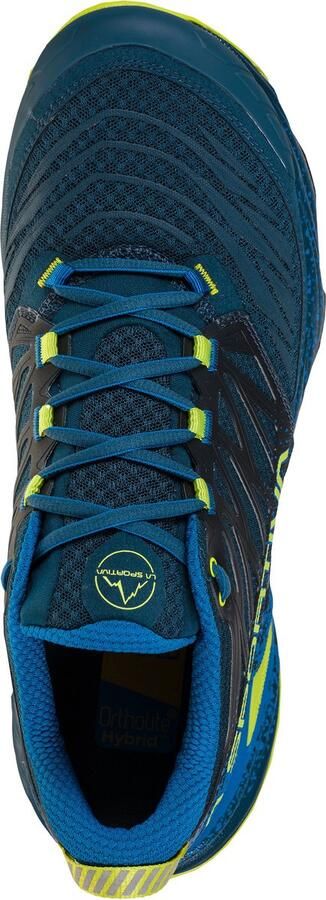 La Sportiva Akasha II Trailrunningschoenen Heren Storm Blue Lime Punch - Foto 6