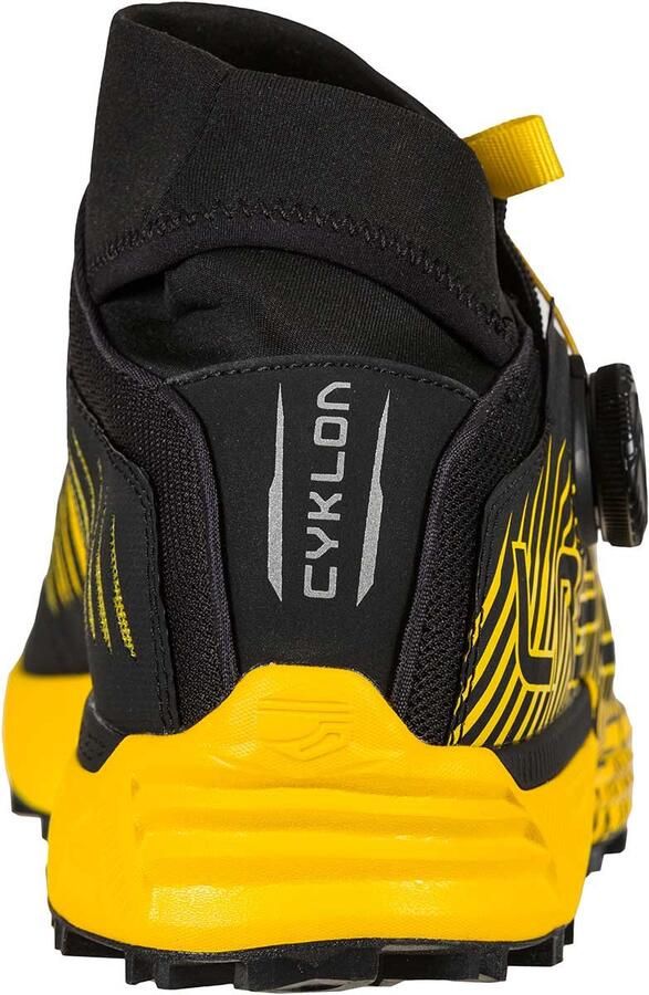 La Sportiva Cyklon Trailrunningschoenen Heren Black Yellow - Foto 2