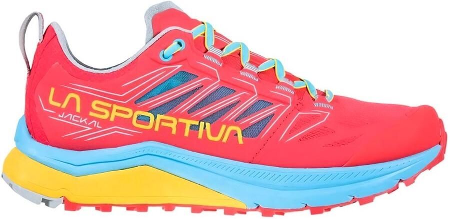 La Sportiva hardloopschoenen voor dames Jackal Hibiskualibu 94331 Roze Blauw - Foto 2