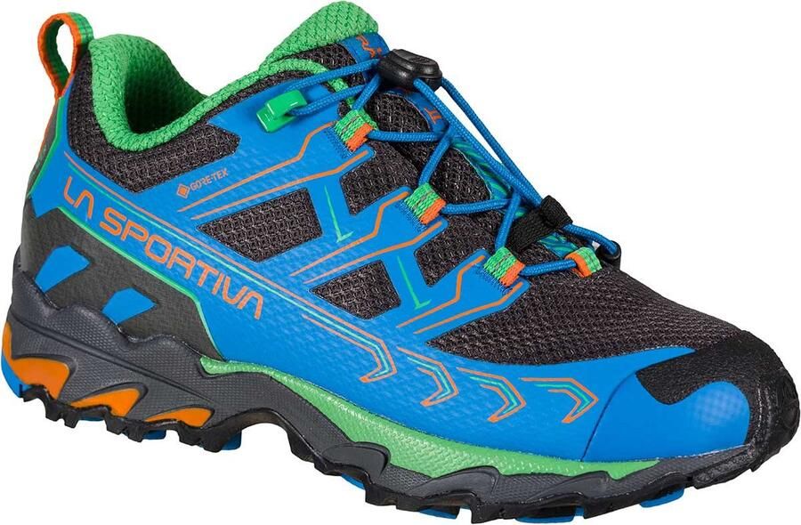 La Sportiva Ultra Raptor II GTX Electric blue-flame Maat Kinder