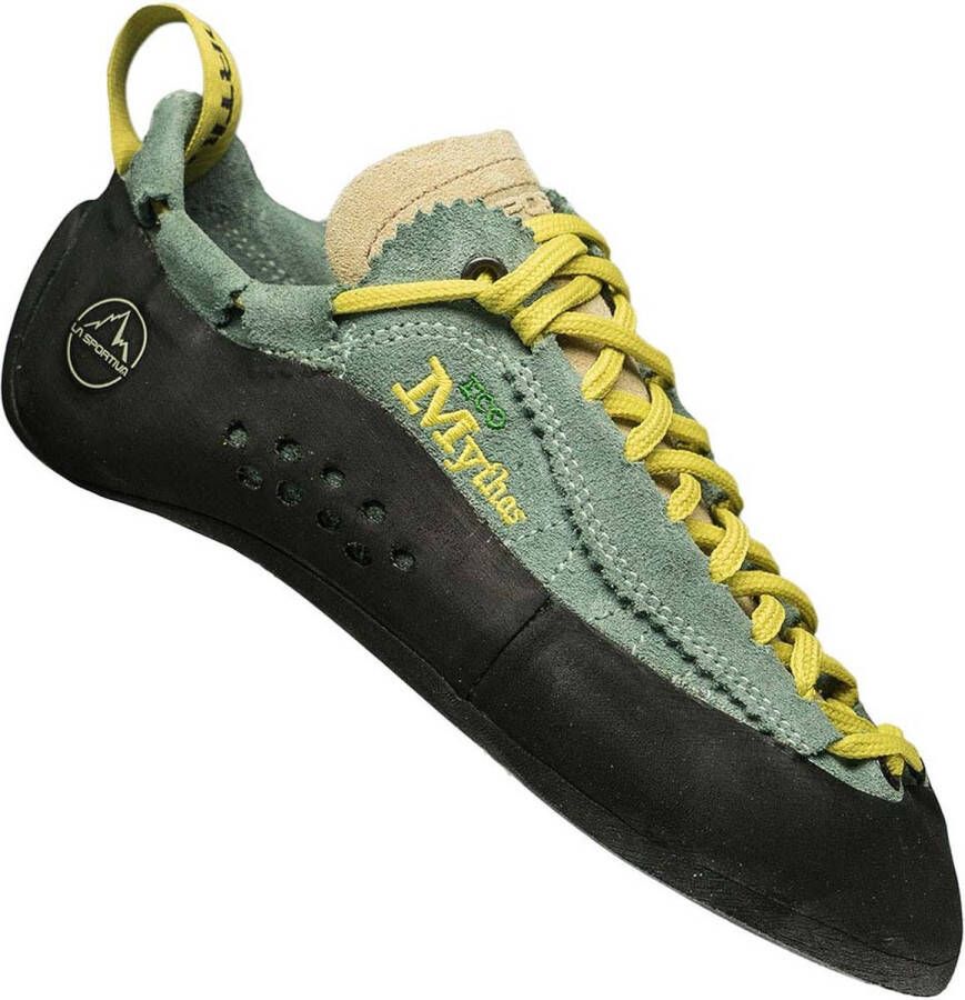 La sportiva Women's Mythos Eco Klimschoenen zwart olijfgroen