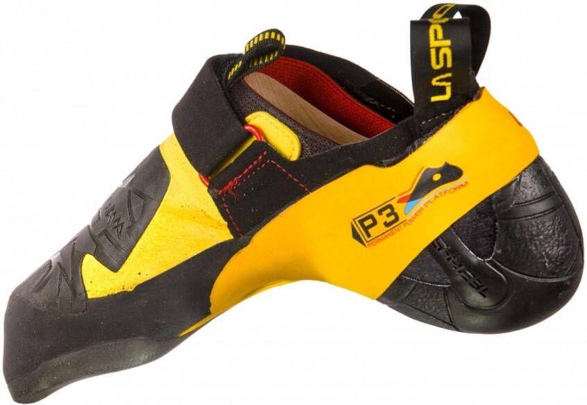 La sportiva Skwama Klimschoenen geel olijfgroen
