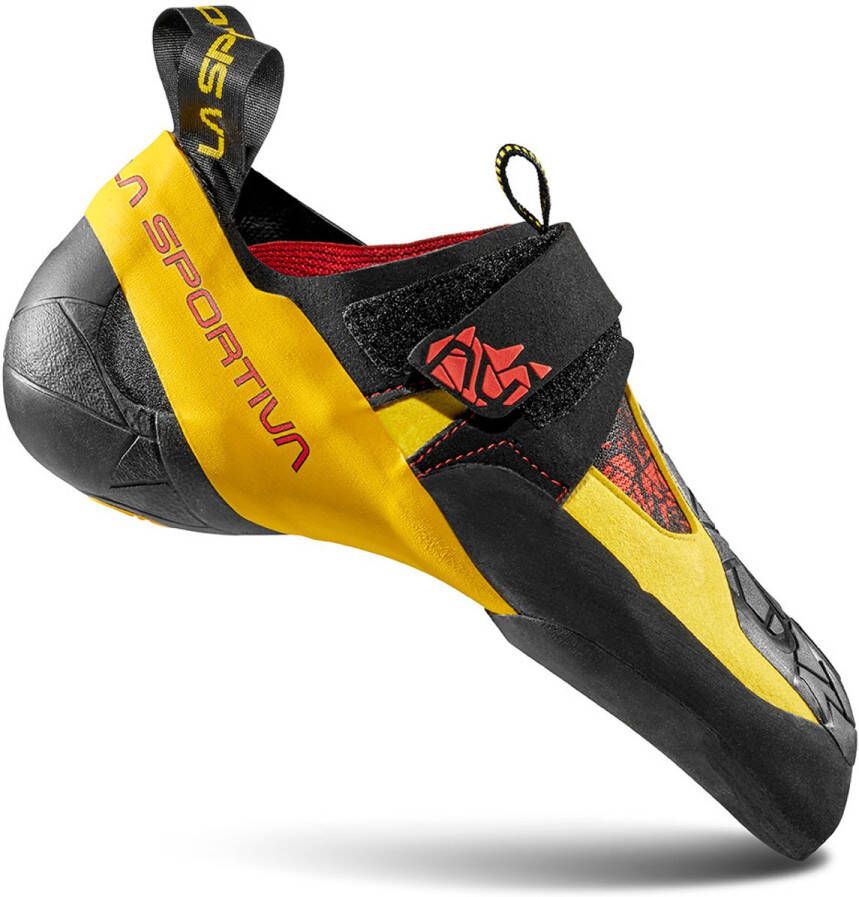La sportiva Skwama Klimschoenen geel olijfgroen