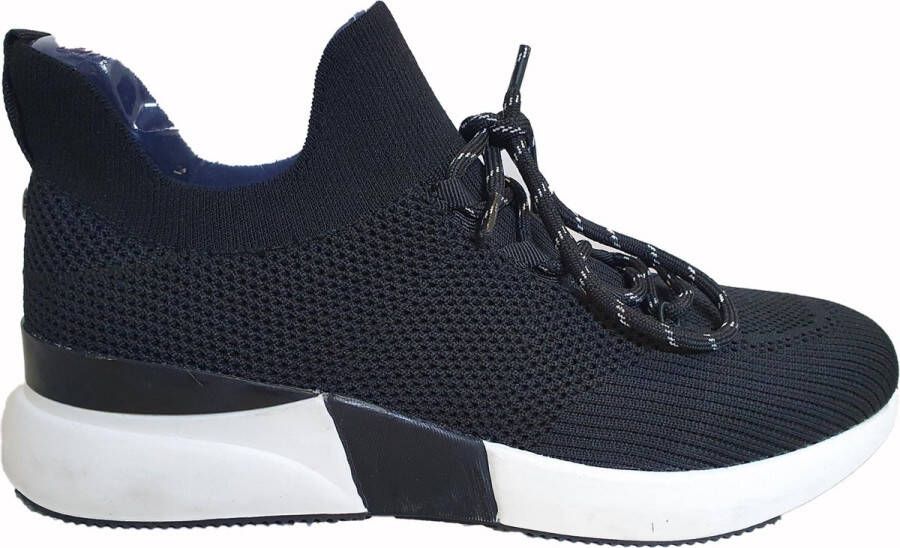 La Strada 1901762 Damestrainers 4501-zwart-gebreid