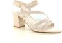 La Strada sandalettes met strass steentjes beige - Thumbnail 2