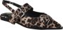 La Strada 2401899-4191 LEOPARD dames instappers gekleed beige - Thumbnail 2