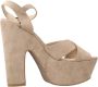 La strada High Heel Sandals Beige Dames - Thumbnail 1
